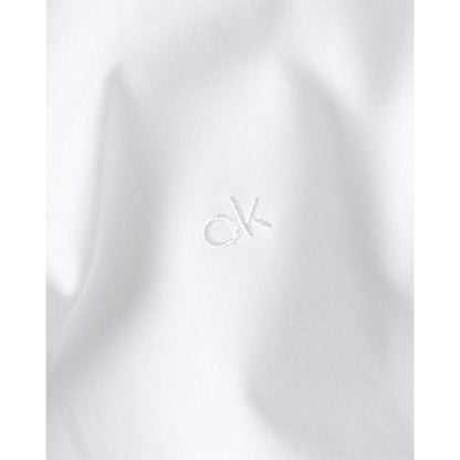 Calvin Klein White Cotton Dress Shirt