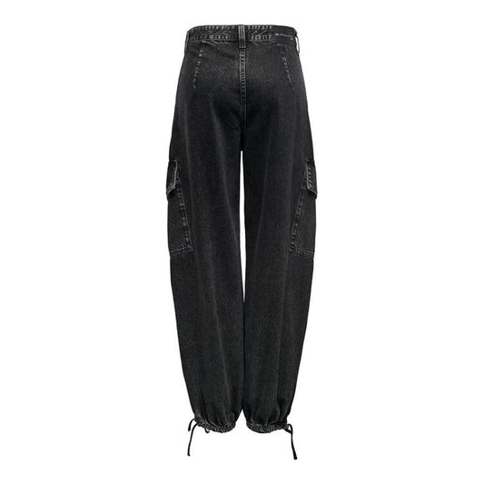 Only Black Cotton Jeans & Pant Only Dark Slate Gray
