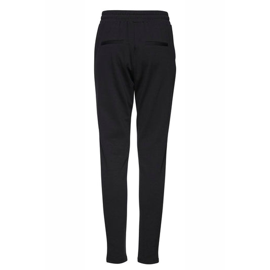 ICHI Black Polyester Jeans & Pant ICHI Black