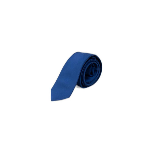 Antony Morato Blue Silk Ties & Bowty Antony Morato Dark Slate Blue