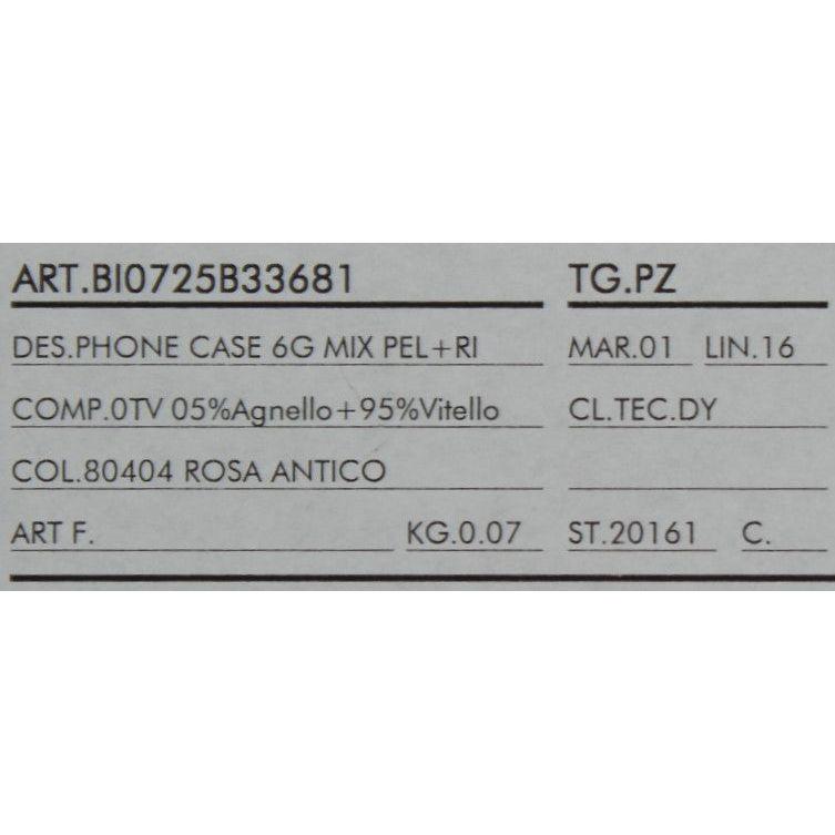 غطاء هاتف من الجلد الوردي الأنيق مزين على شكل قلب من دولتشي آند غابانا