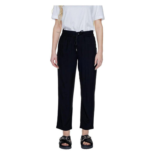 Street One Black Viscose Jeans & Pant Street One Gray