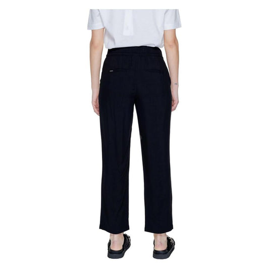 Street One Black Viscose Jeans & Pant Street One Black