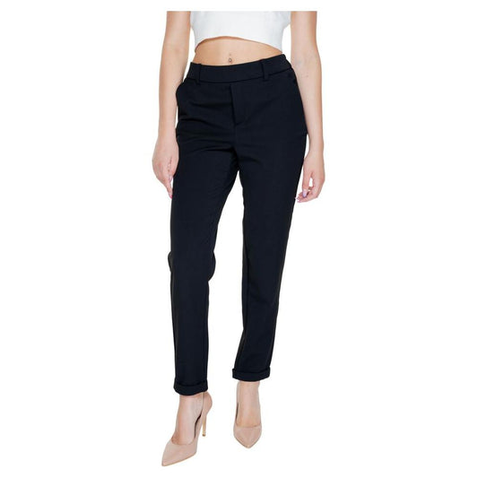Vero Moda Black Polyester Jeans & Pant Vero Moda Gray