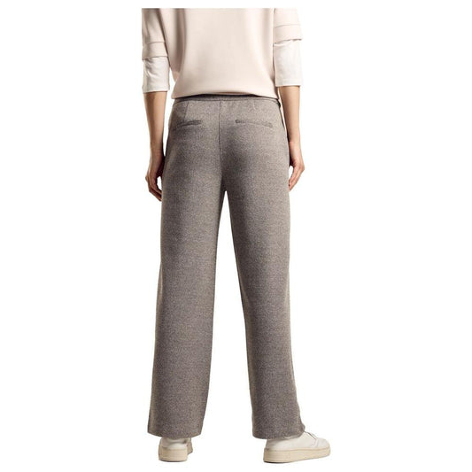 Street One Black Viscose Jeans & Pant Street One Dark Gray