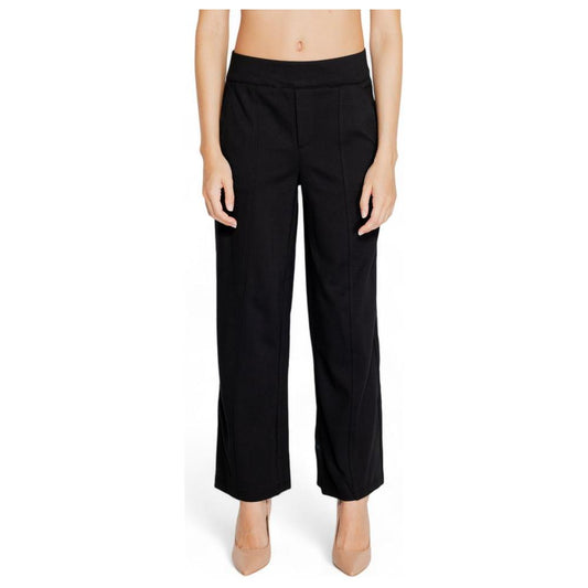 Street One Black Viscose Jeans & Pant Street One Black