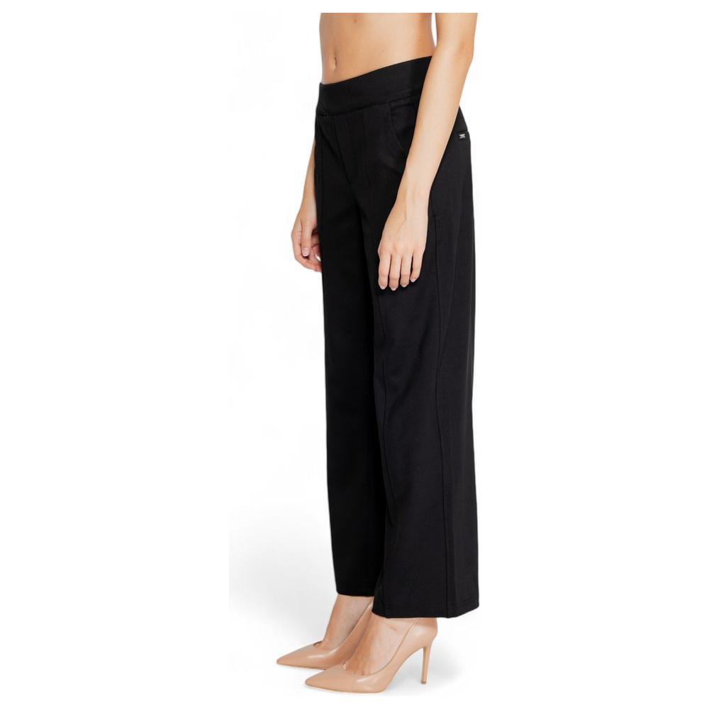 Street One Black Viscose Jeans & Pant Street One Wheat