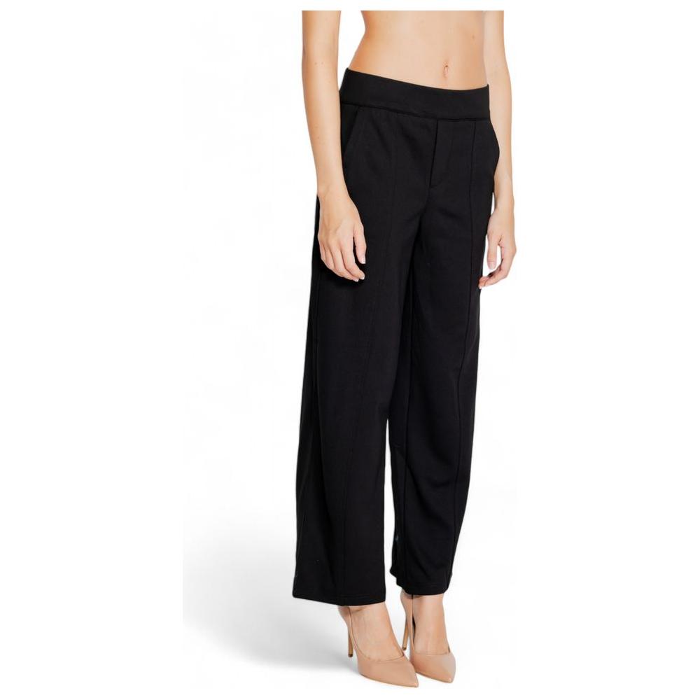 Street One Black Viscose Jeans & Pant Street One Wheat
