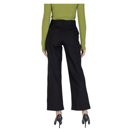 Street One Black Viscose Jeans & Pant Street One Black
