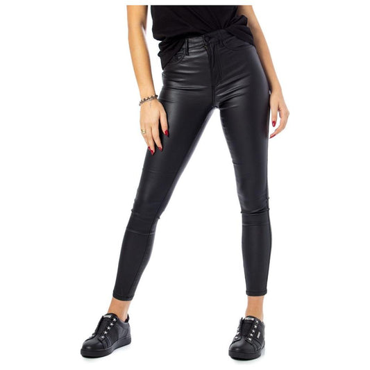 Only Black Viscose Jeans & Pant Only Dark Slate Gray