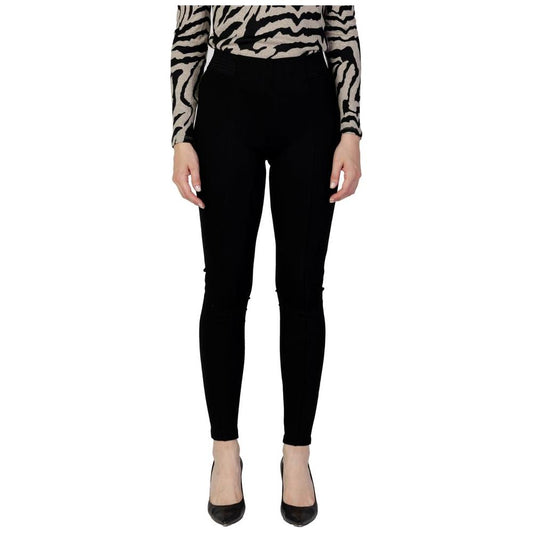Only Black Viscose Jeans & Pant Only Black