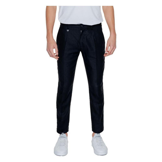 Antony Morato Black Linen Jeans & Pant Antony Morato Gray