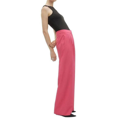 Vero Moda Pink Polyester Casual Pants