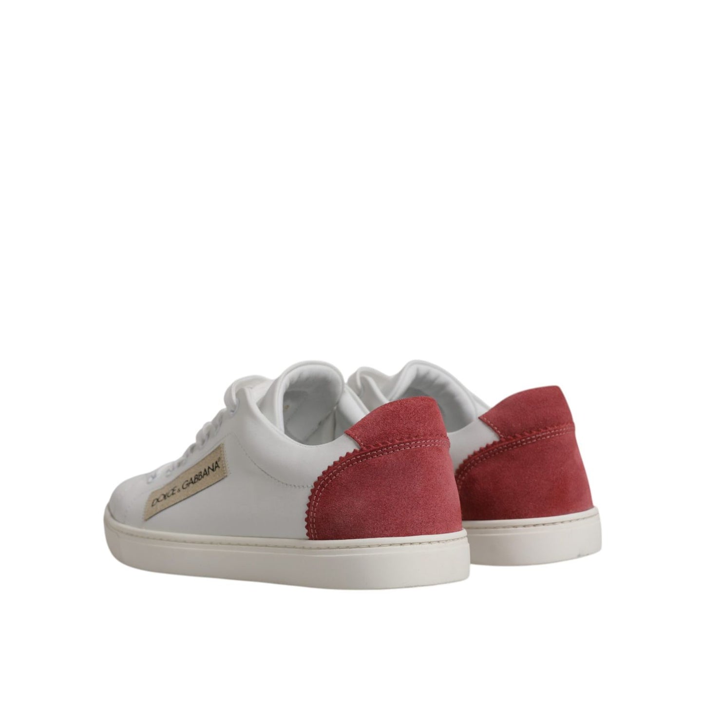 Dolce & Gabbana White London Calf Leather Sneakers Shoes