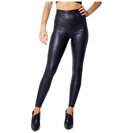 Only Black Polyester Jeans & Pant Only Dark Slate Gray