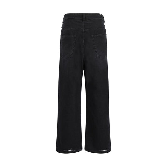 Balenciaga Denim Pants Balenciaga Black