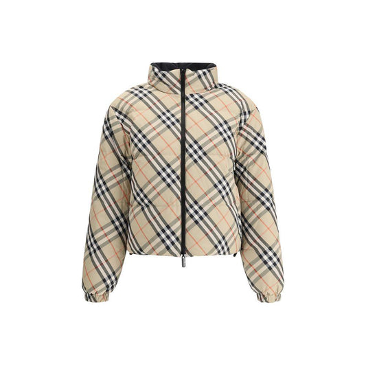 Burberry Reversible Down Jacket Burberry Dark Gray