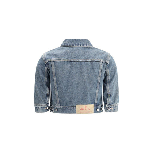 Prada Denim Jacket Prada Slate Gray