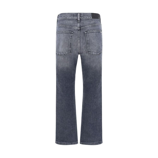 Amiri Denim Pants Amiri Dark Slate Gray