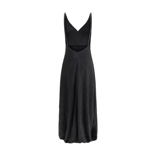 Alexander McQueen Cracked finish Long Dress Alexander McQueen Dark Slate Gray