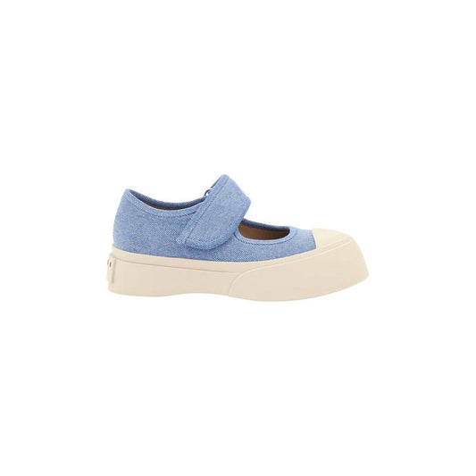 Marni Denim Mary Jane Sneakers Marni Light Gray