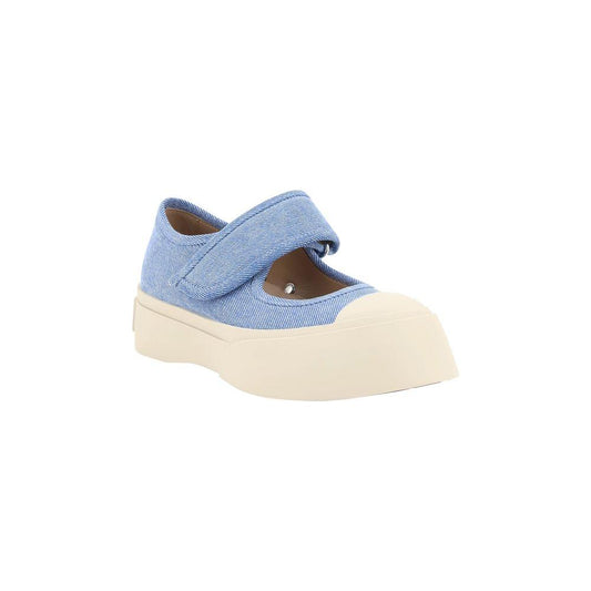 Marni Denim Mary Jane Sneakers Marni Light Gray