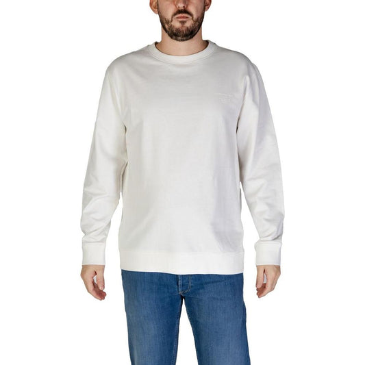 Hamaki-Ho White Cotton Sweater Hamaki-Ho Light Gray