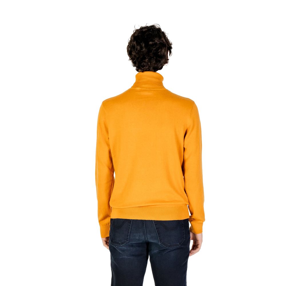 U.S. POLO ASSN. Orange Cotton Turtleneck