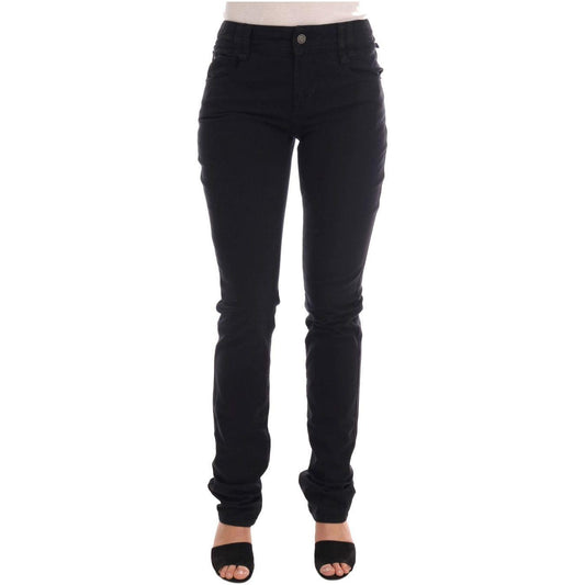 John Galliano Chic Black Regular Fit Denim Jeans Jeans & Pants John Galliano Black