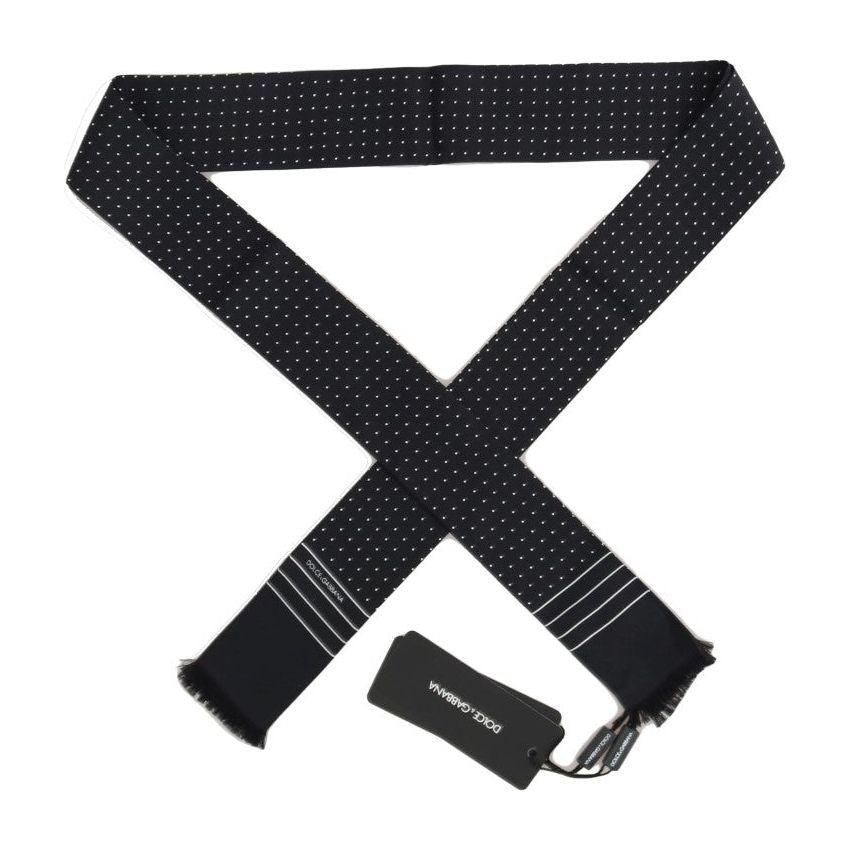 وشاح ربطة عنق حرير أنيق للرجال من دولتشي آند غابانا