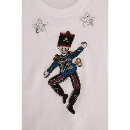 Dolce & Gabbana White Cotton Fairy Tale T-Shirt