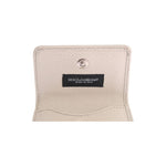 Dolce & Gabbana White Dauphine Leather Case Wallet SIG31697