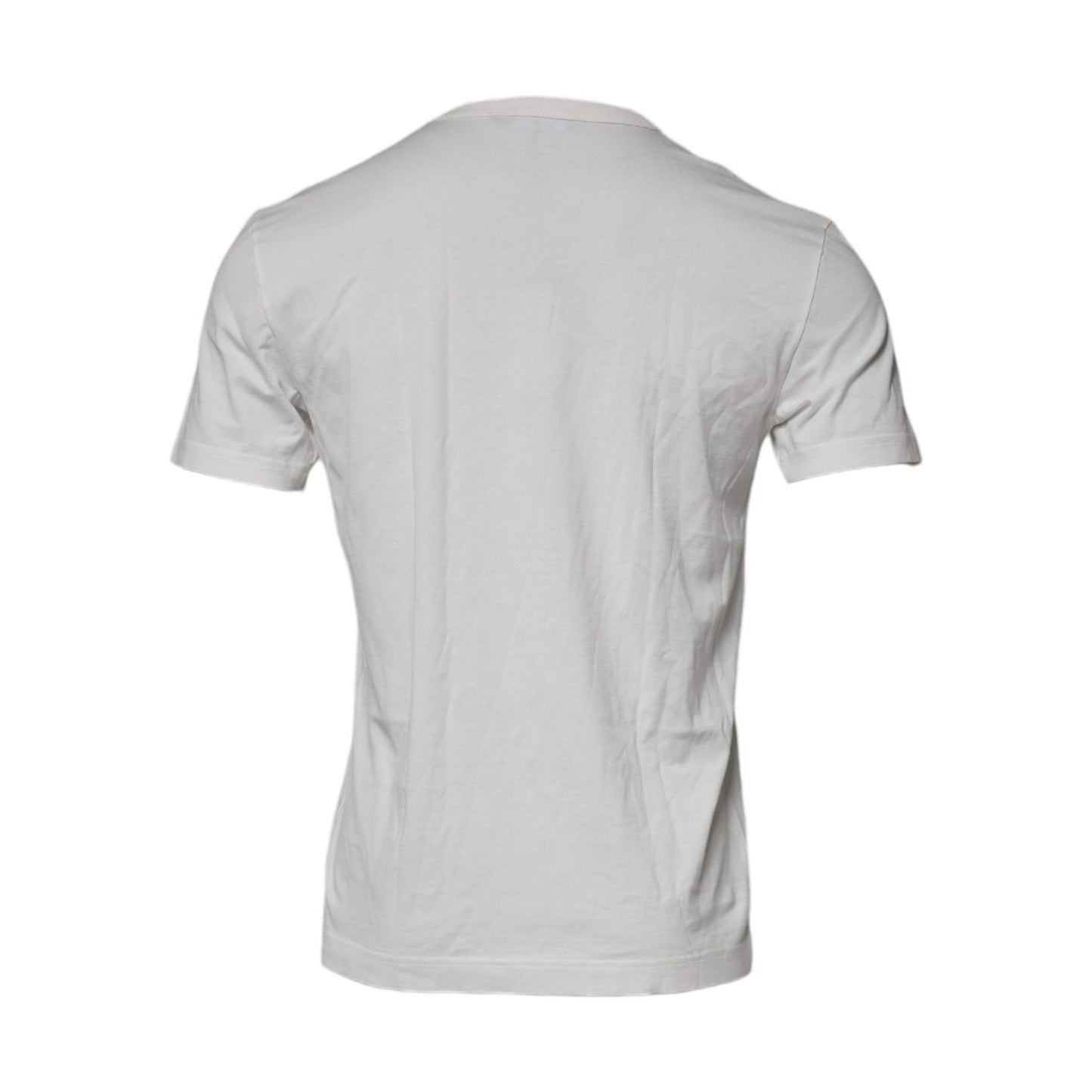 Dolce & Gabbana White Royals Heritage Cotton T-shirt