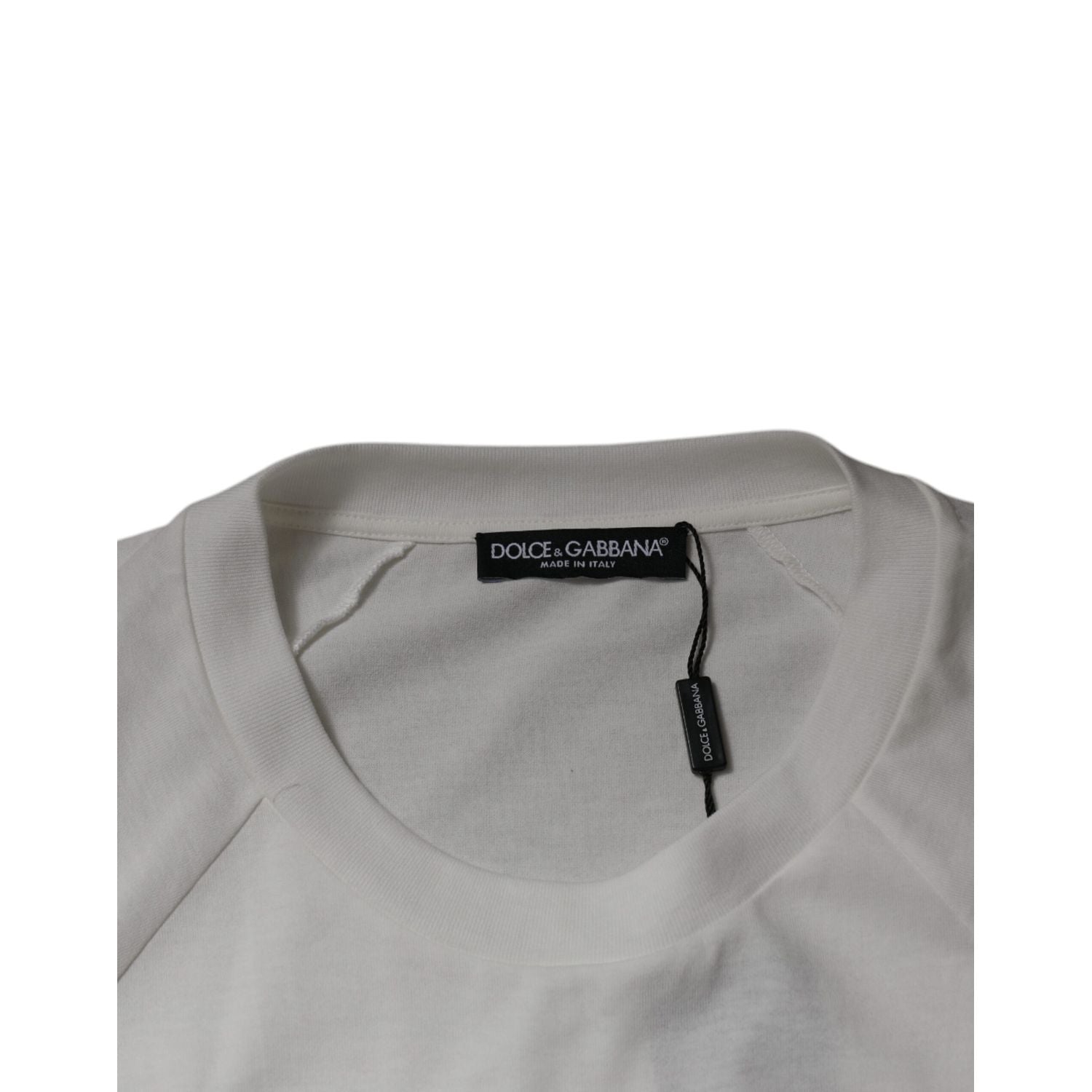 Dolce & Gabbana White DG Sport Crew Neck Short Sleeve T-shirt