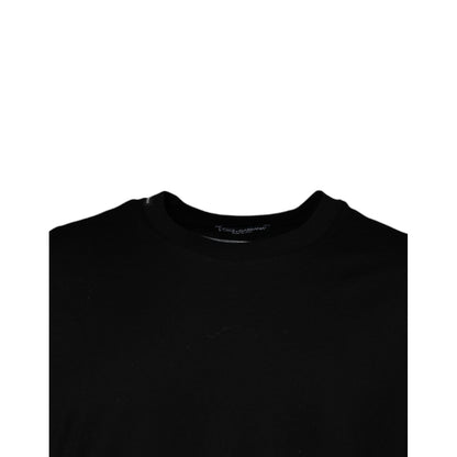 Dolce & Gabbana Black Crew Neck Short Sleeve T-shirt
