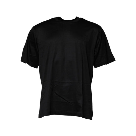 Dolce & Gabbana Black Crew Neck Short Sleeve T-shirt