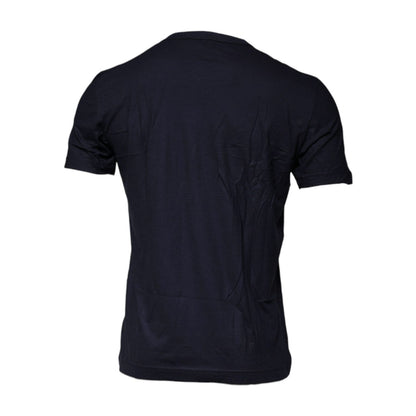 Dolce & Gabbana Blue D&G King Of Love Cotton Crew Neck T-shirt