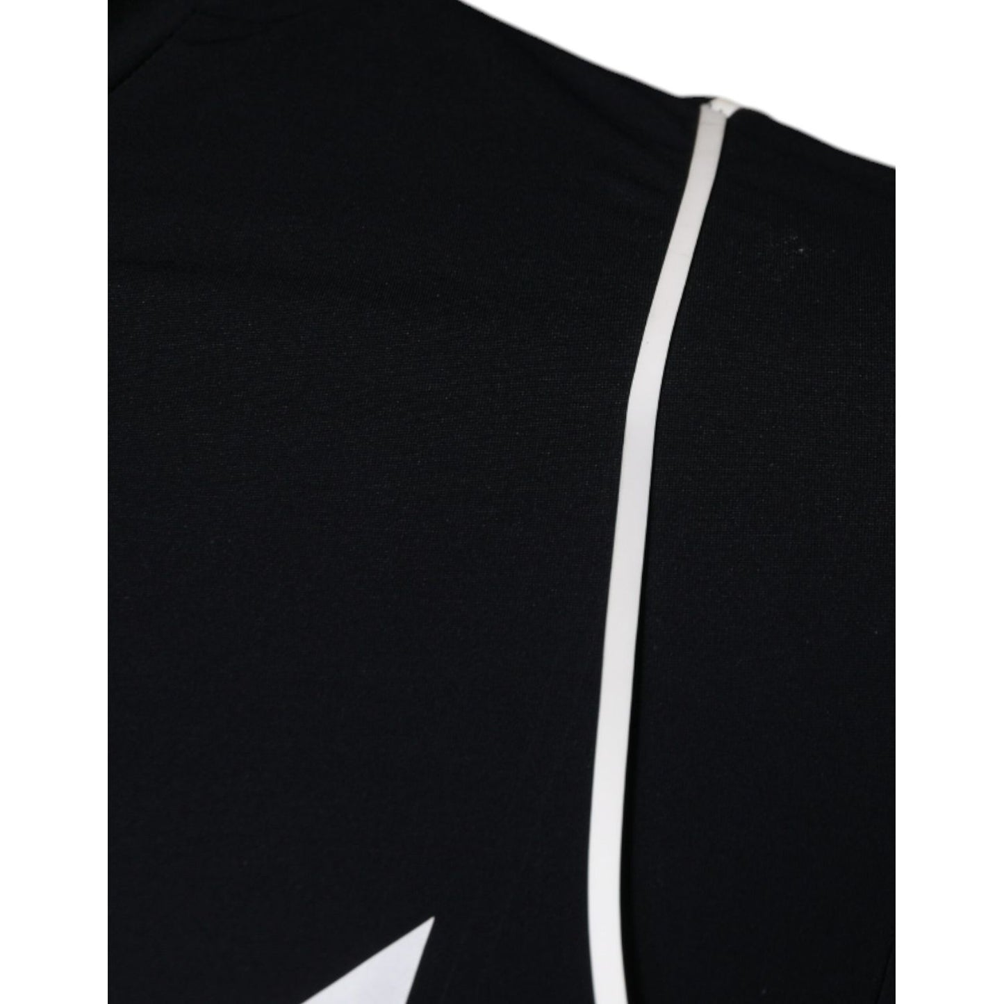 Dolce & Gabbana Black Graphic Print Nylon Crew Neck T-shirt