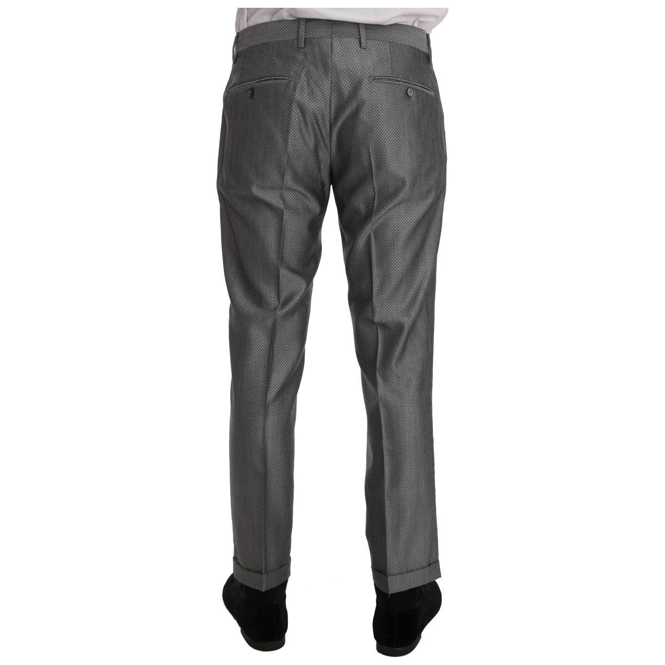 بدلة دولتشي آند غابانا الأنيقة ذات الصدر المزدوج باللون الأسود