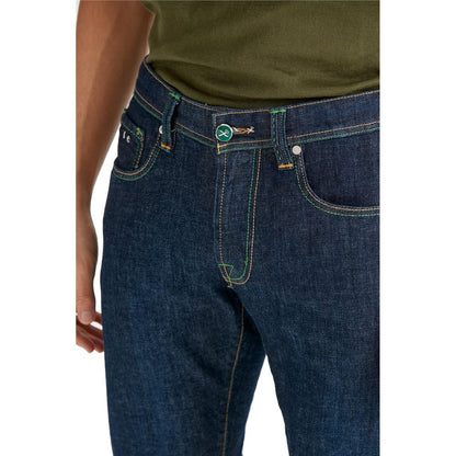 Tramarossa Blue Cotton Men Jeans