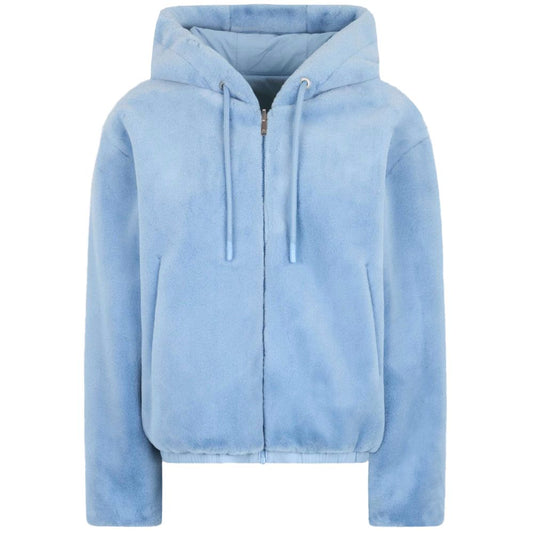Moose Knuckles Light Blue Nylon Women Jacket