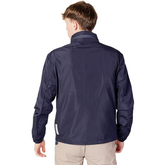 Armani Exchange Blue Polyester Jacket Armani Exchange Dark Slate Gray