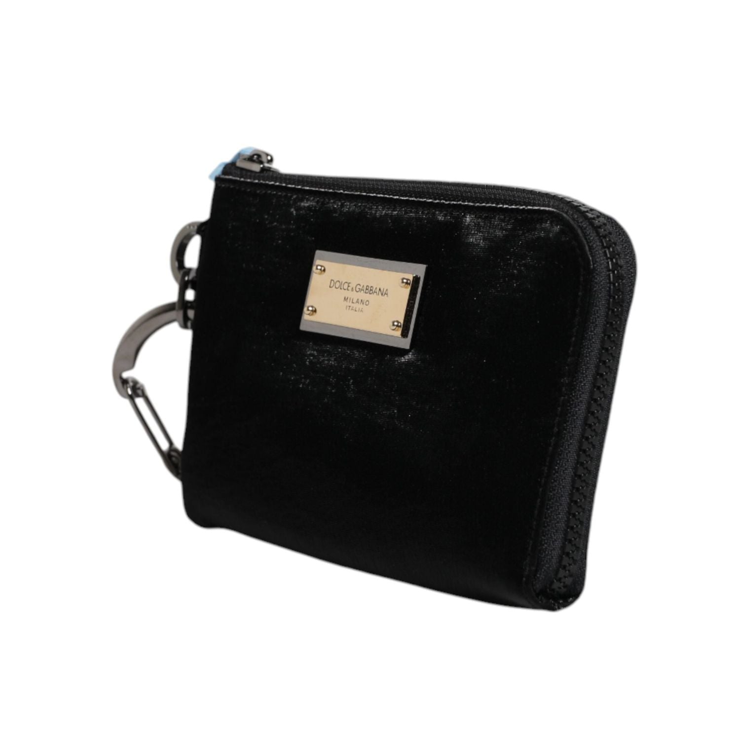 Front view with bag zipped and handles upright.