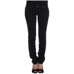 Cavalli Black Cotton Stretch Slim Skinny Fit Jeans SIG18164-3