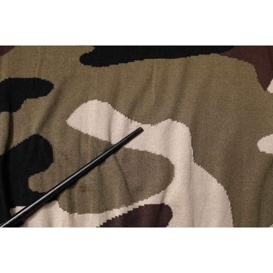 Dolce & Gabbana Multicolor Camouflage Collared Polo T-shirt