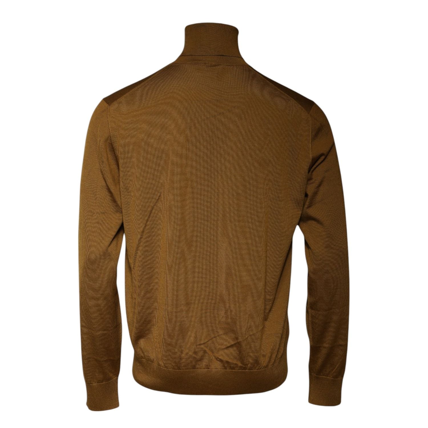 Dolce & Gabbana Brown Cashmere Turtleneck Pullover Sweater