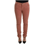 Dolce & Gabbana Pink Cotton Corduroy Skinny Jeans PAN72291 -38