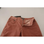 Dolce & Gabbana Pink Cotton Corduroy Skinny Jeans PAN72291 -38