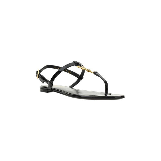 Saint Laurent Cassandra Sandals Saint Laurent Light Gray