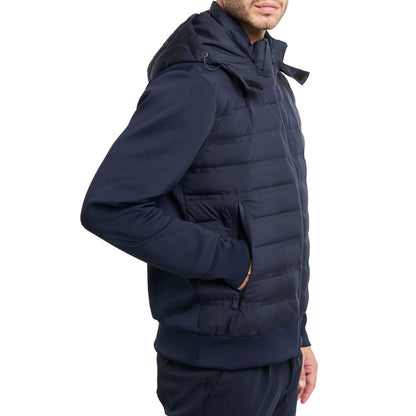 People Of Shibuya Blue Polyester Men Jacket